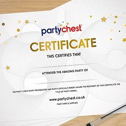Funfair Party Hire - Certificates