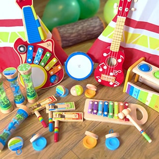 My Preschool Teepee Adventure - Hape Musical Instruments