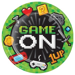 Gaming Party 9" Plates (8 Pack)