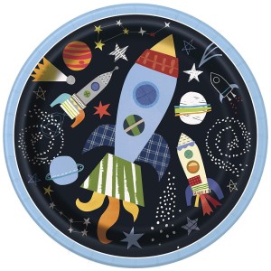 Outer Space 9" Plates (8 Pack)