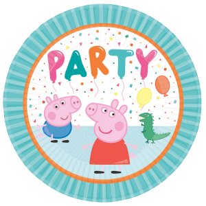 Peppa Pig Party 9" Plates (8 Pack)