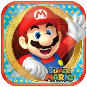 Super Mario 9" Plates (8 Pack)